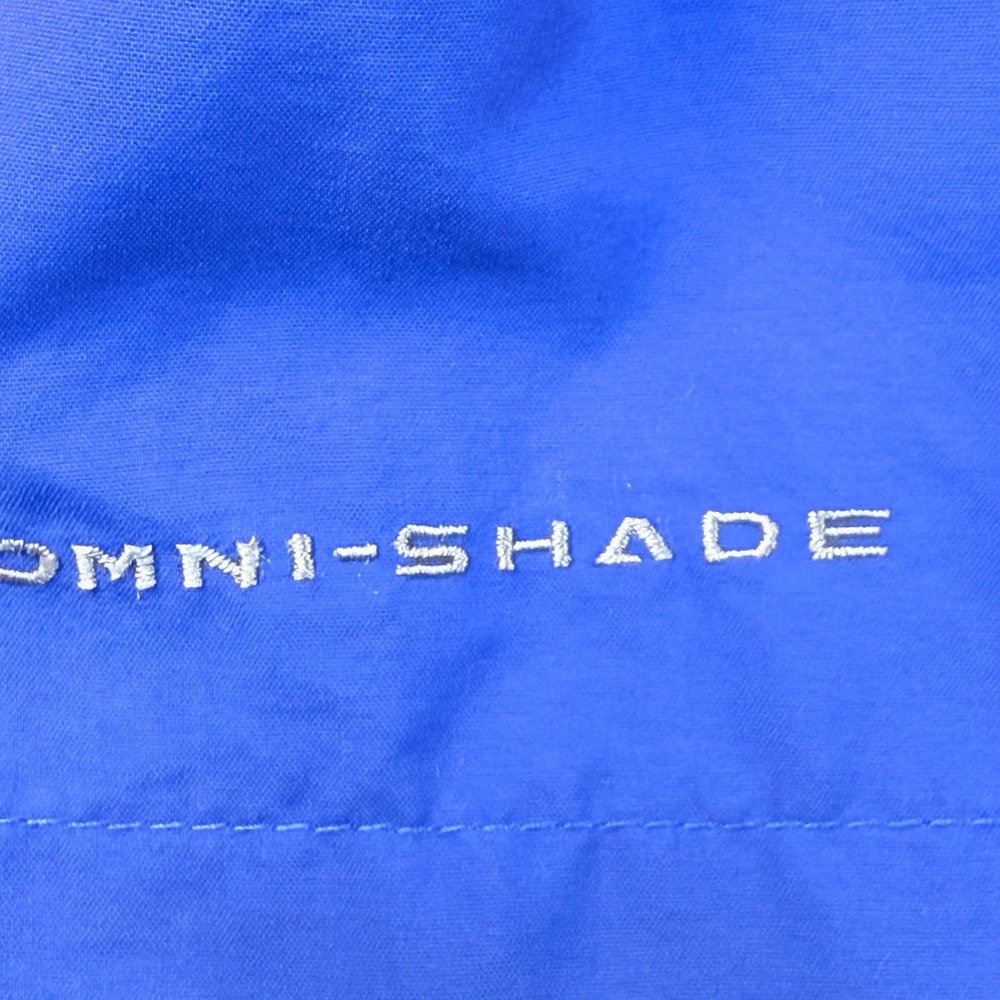 Columbia PFG Bahama II Fishing Shirt Men XXL Blue Omni Shade Vented Short Sleeve - Picture 10 of 11
